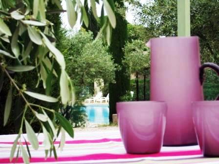 self-catering rental saint remy de provence : les jardins de Fontanille